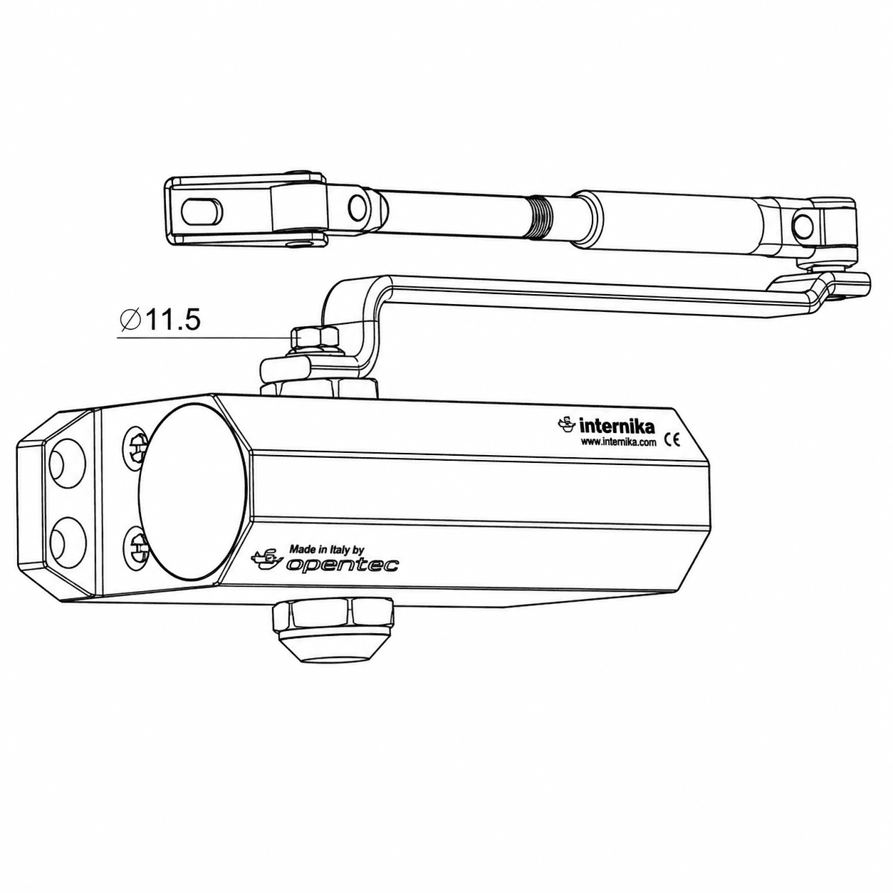 amortizor ușă universal pentru uși pvc și aluminiu (model 6040 ) amortizor ușă universal pentru uși pvc și aluminiu (model 6040 )