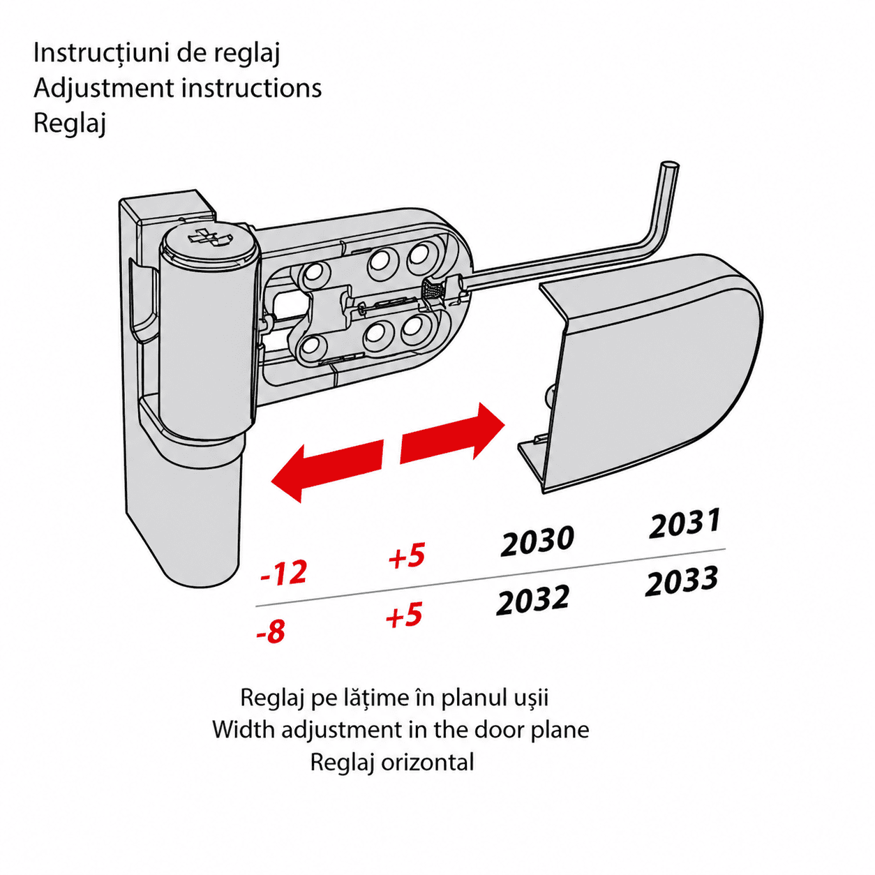 balamă reglabilă pentru uși pvc (model 2030 ) balamă reglabilă pentru uși pvc (model 2030 )