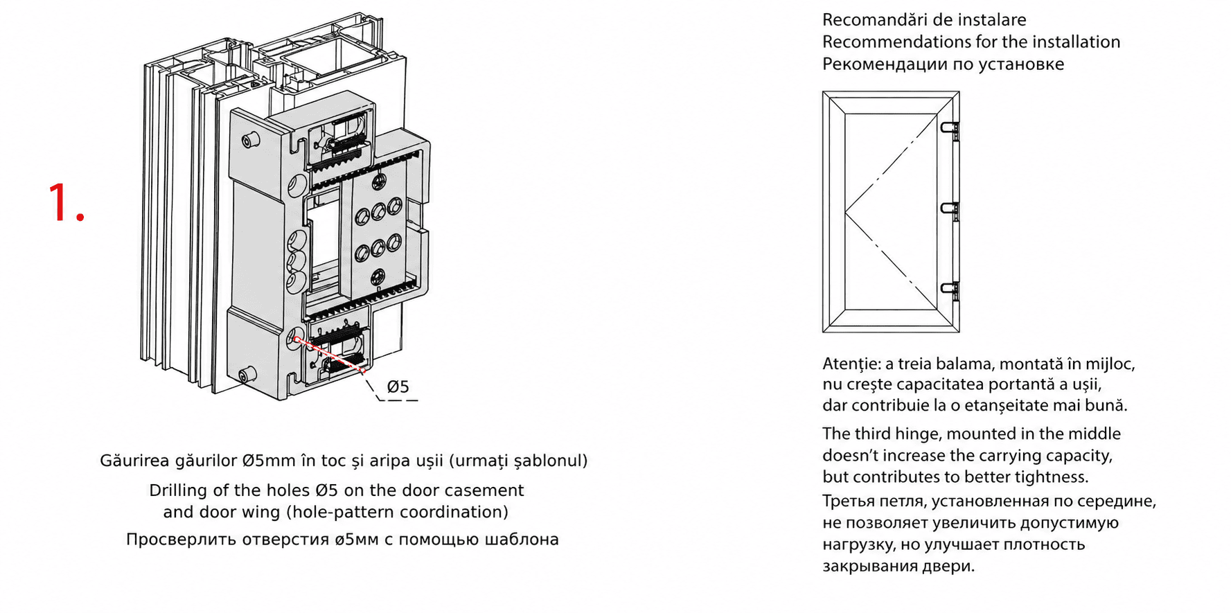 balamă reglabilă pentru uși pvc (model 2030 ) balamă reglabilă pentru uși pvc (model 2030 )