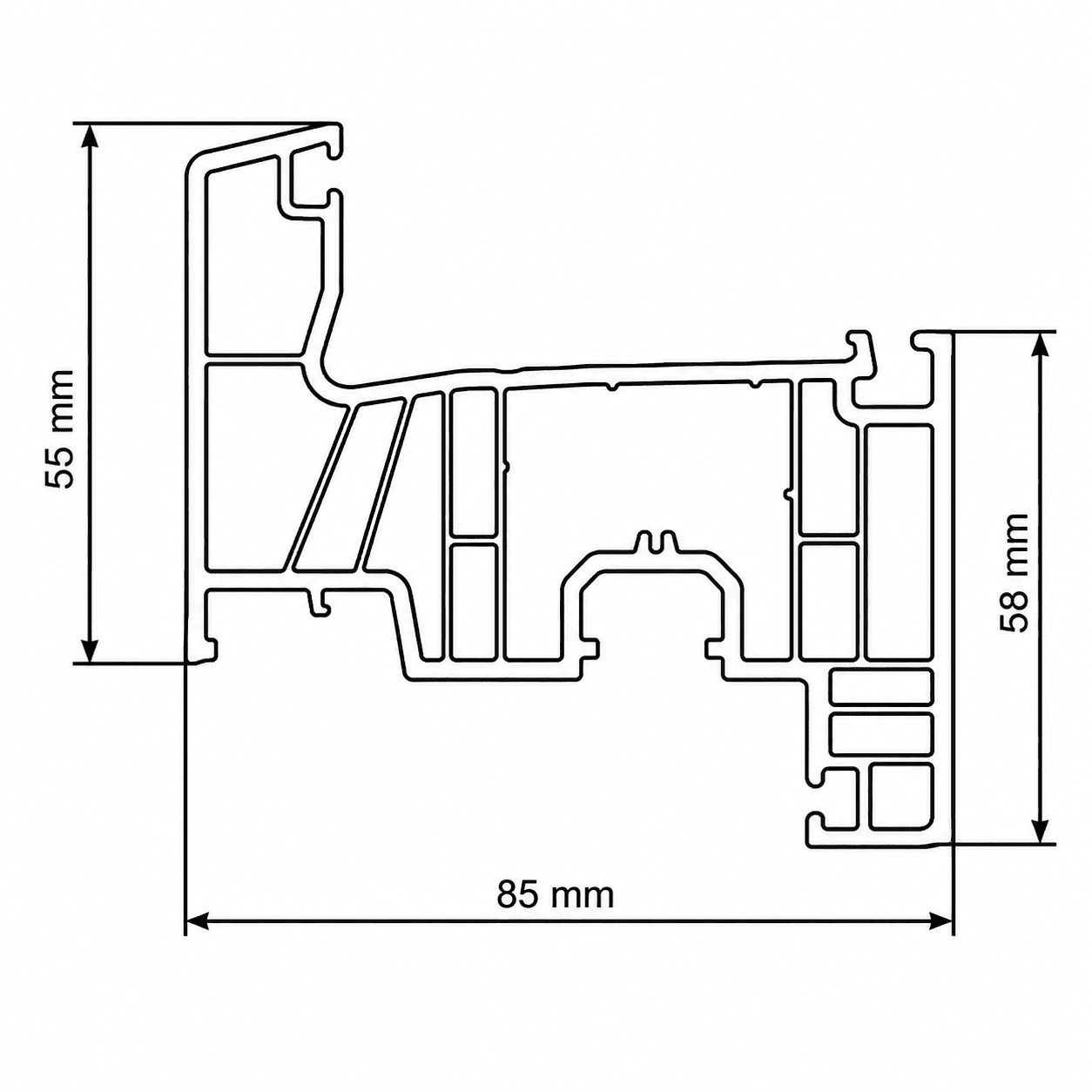 profil rauch pvc cu 7 camere w 8520 profil rauch pvc cu 7 camere w 8520