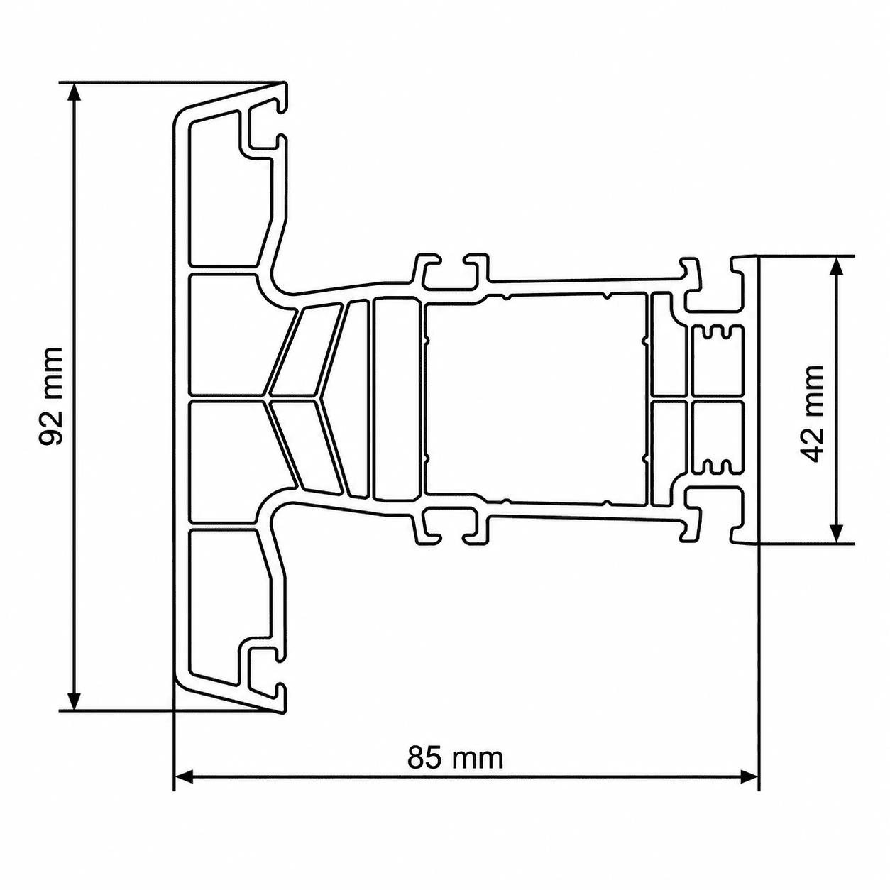 profil rauch pvc cu 7 camere w 8530 profil rauch pvc cu 7 camere w 8530
