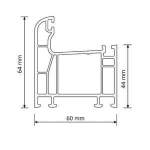 profil schtruber pvc cu 4 camere w 6410