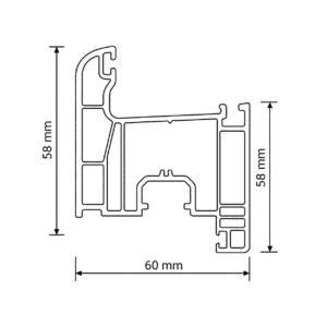 profil schtruber pvc cu 4 camere w 6420