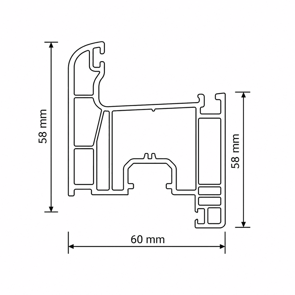 profil schtruber pvc cu 4 camere w 6420 profil schtruber pvc cu 4 camere w 6420