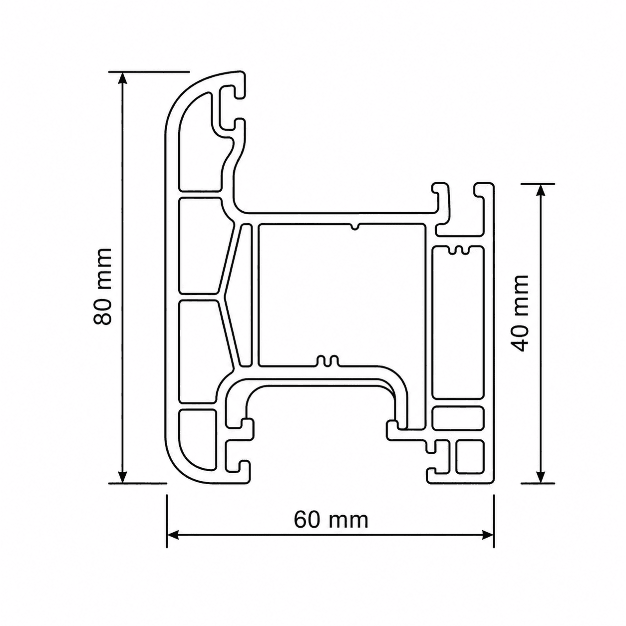 profil schtruber pvc cu 4 camere w 6430 profil schtruber pvc cu 4 camere w 6430