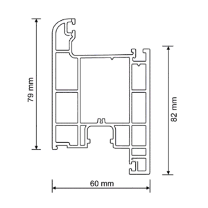 profil schtruber pvc cu 4 camere w 6440