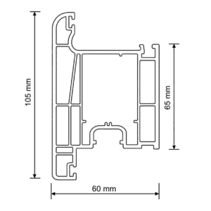 profil schtruber pvc cu 4 camere w 6450