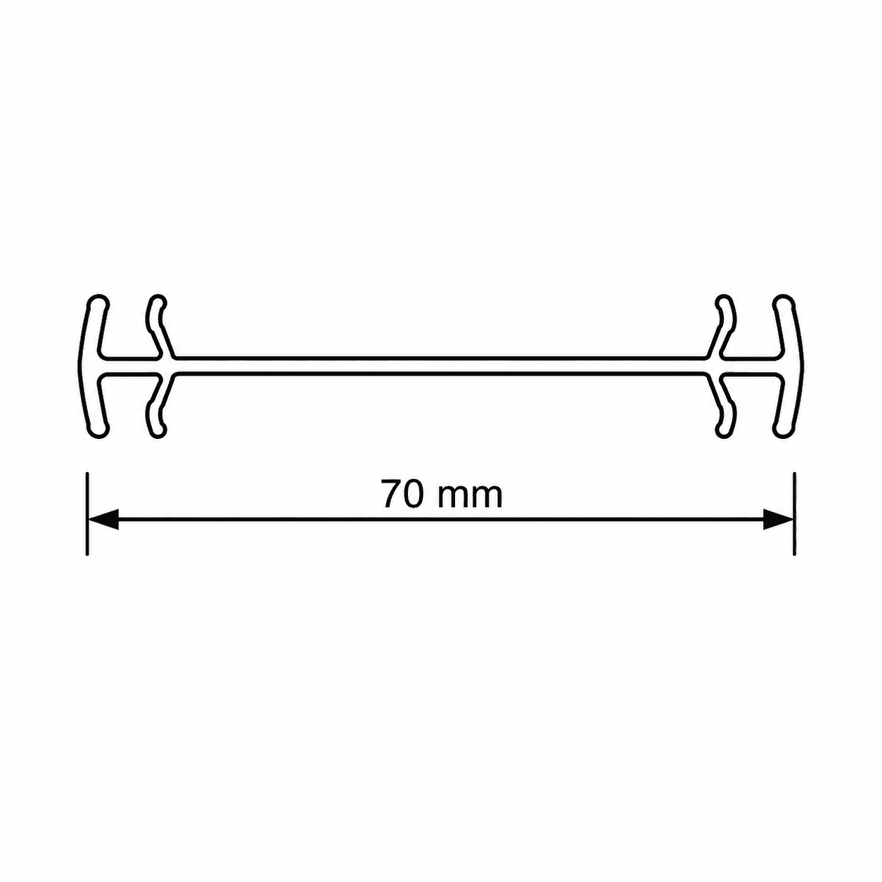 profil schtruber pvc cu 5 camere w 7140 – profil de Îmbinare 70 mm profil schtruber pvc cu 5 camere w 7140 – profil de Îmbinare 70 mm