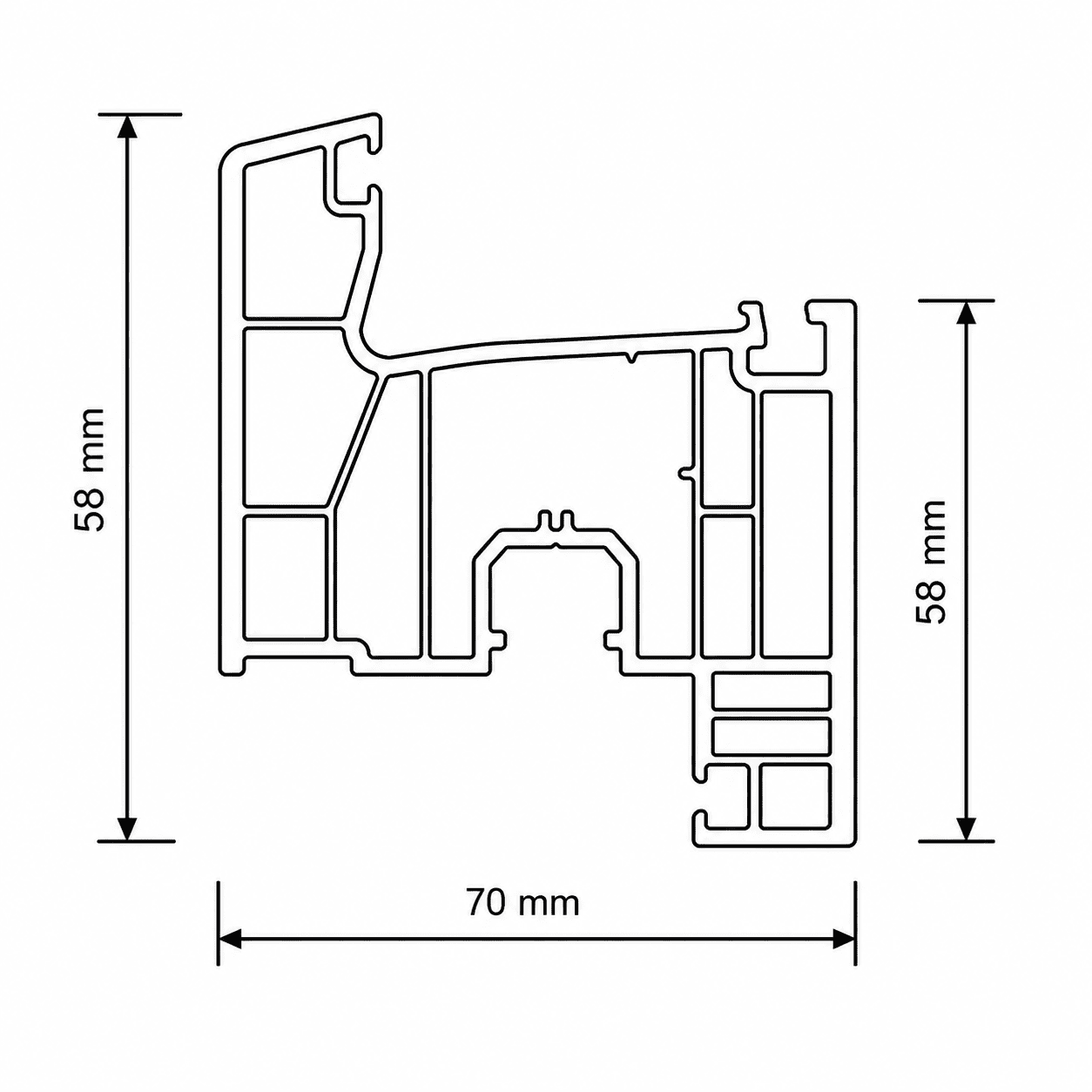 profil schtruber pvc cu 5 camere w 7520 profil schtruber pvc cu 5 camere w 7520