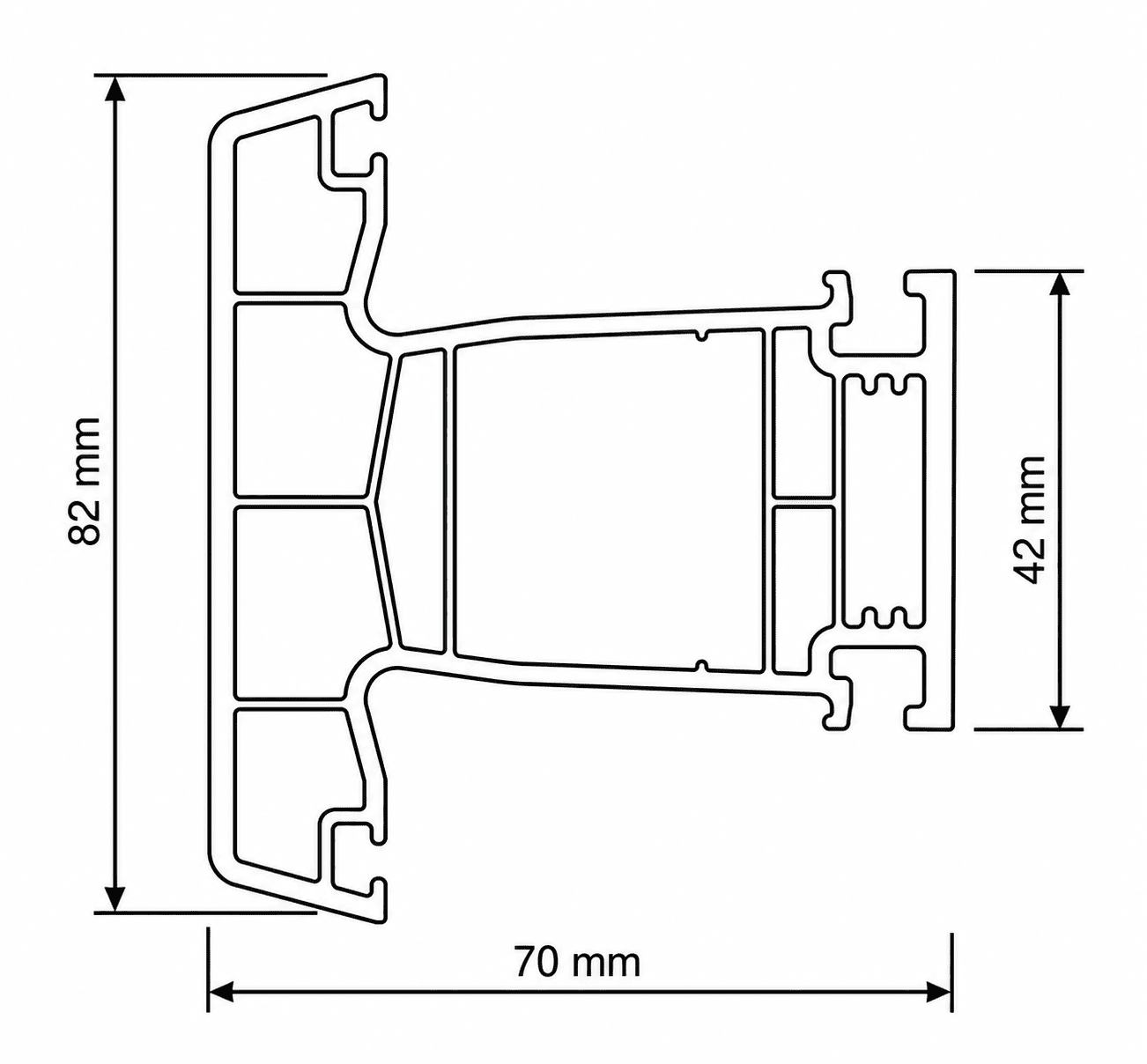 profil schtruber pvc cu 5 camere w 7530 profil schtruber pvc cu 5 camere w 7530