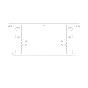profil aluminiu d 813 pentru tâmplărie (fără barieră termică)
