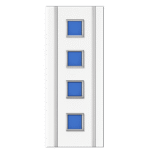 Ușă Decorativă INOX Series EP 120