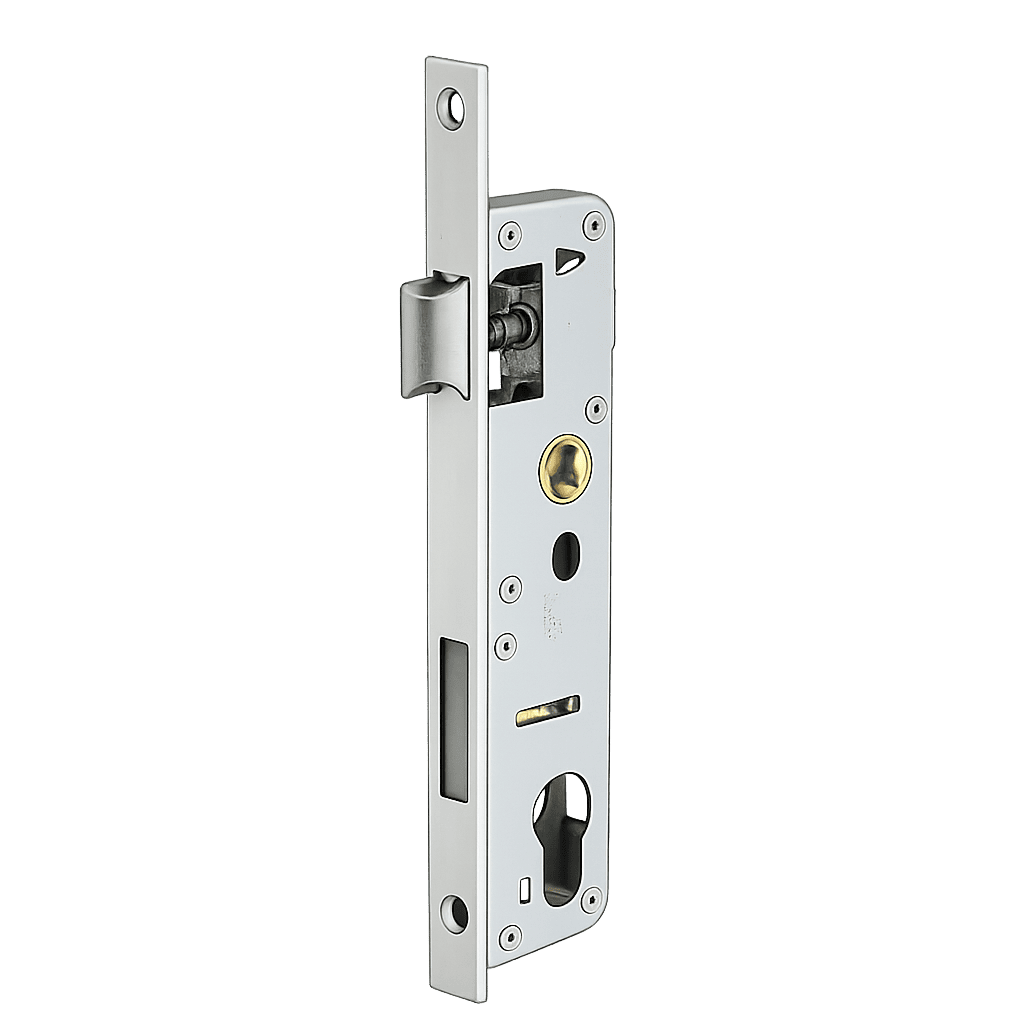 Încuietoare Îngropată pentru ușă pvc 25 x 85 mm pentru cilindru profil european Încuietoare Îngropată pentru ușă pvc 25 x 85 mm pentru cilindru profil european