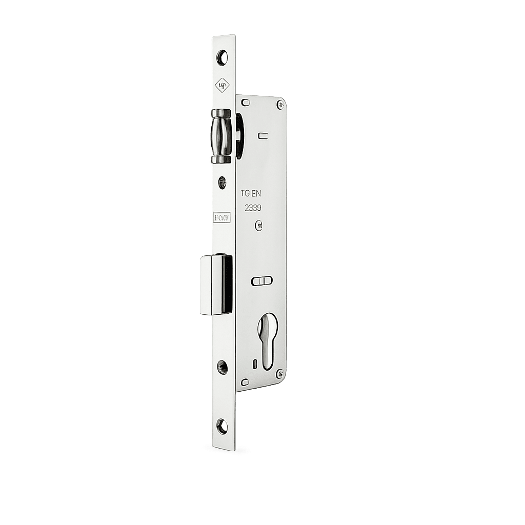 Încuietoare simplă cu bilă pentru ușă pvc 25 x 85 mm Încuietoare simplă cu bilă pentru ușă pvc 25 x 85 mm
