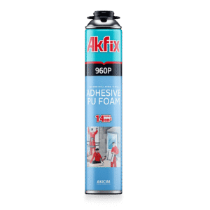 spumă adezivă profesională akfix p960 pentru pistol – 750 ml