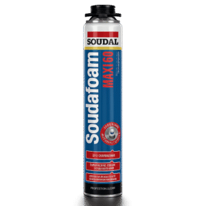 spumă poliuretanică profesională soudal soudafoam maxi 60 pentru pistol – 750 ml